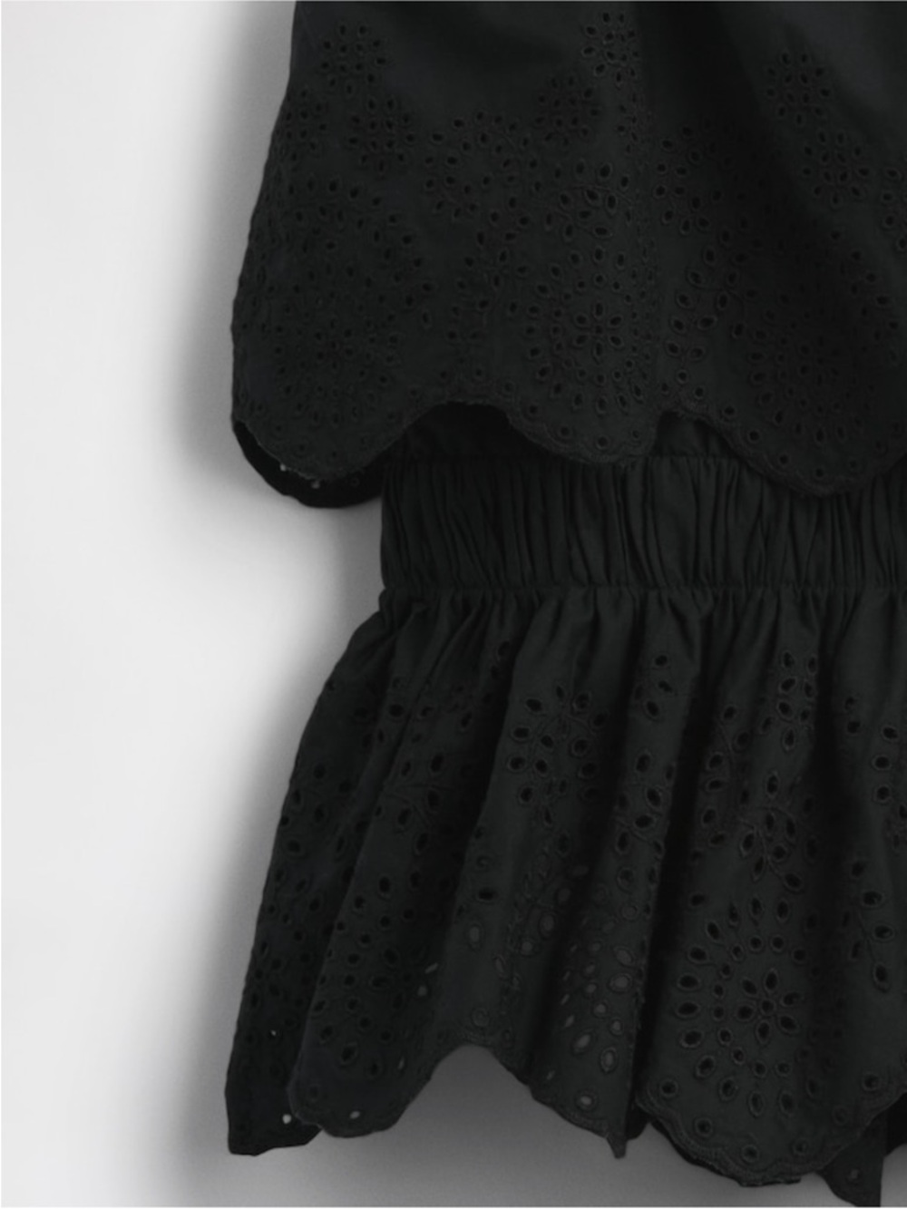 NWT Gap Poplin Eyelet Ruffle Top - Picture 4 of 5